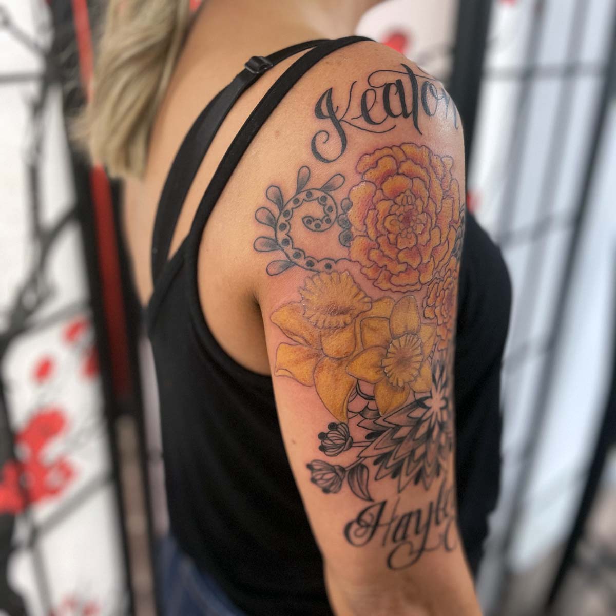 Floral Arm Tattoo