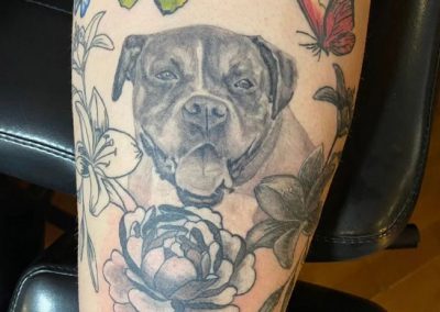 Work in Progress: Pet Portrait Tattoo